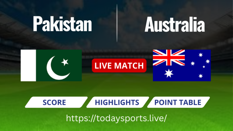Pakistan vs Australia live