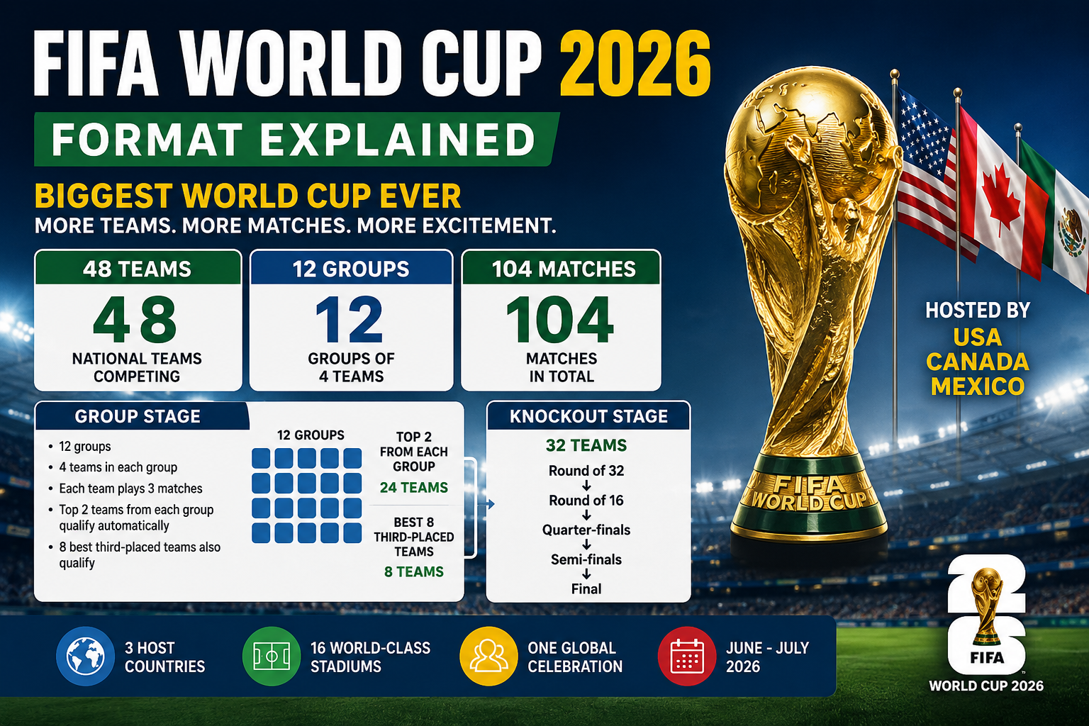 FIFA World Cup 2026 format breakdown