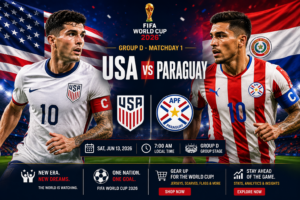 USA vs Paraguay: World Cup 2026 Matchday