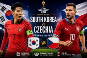 South Korea vs Czechia: World Cup 2026